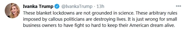 Tổng thống Trump đang đau đầu, con gái ông còn lên mạng viết lung tung để lại bị “chỉnh” ảnh 1