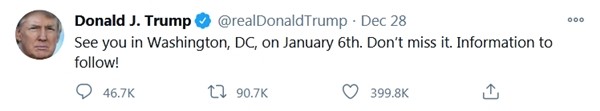 Tổng thống Trump “hẹn gặp ở Washington”, nhưng những người ủng hộ ông gặp trở ngại bất ngờ ảnh 1