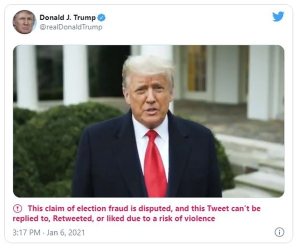 Tổng thống Trump chưa hết nhiệm kỳ, Twitter đã ra tay xóa bài đăng, khóa tài khoản của ông ảnh 3