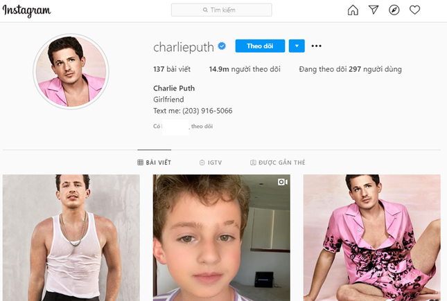 “Girlfriend Text me: (203) 916-5066”: Fan Charlie Puth đâu rồi, nhấc máy lên thôi! ảnh 1