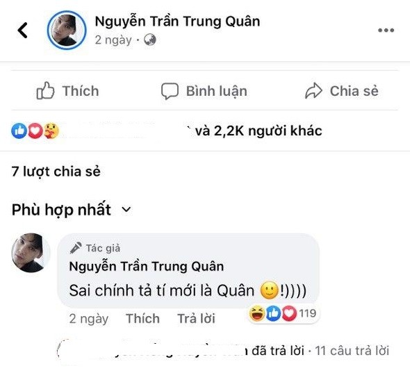 Những lần phát ngôn gây tranh cãi của Nguyễn Trần Trung Quân trên mạng xã hội ảnh 2