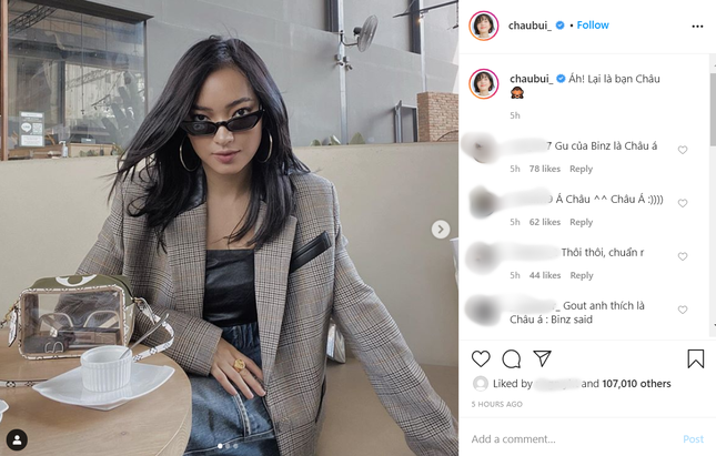 Châu Bùi nói gì trước lời “thả thính” ẩn ý siêu ngọt ngào của “bạn trai tin đồn” Binz? ảnh 2