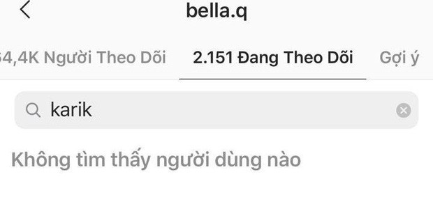 "Hotgirl thẩm mỹ" Bella có động thái lạ: Xóa ảnh và unfollow Karik sau story đầy ẩn ý ảnh 5