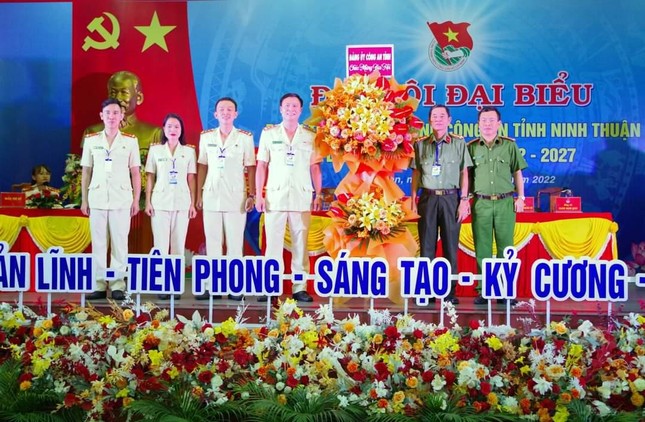 Đại úy Nguyễn Duy Hưng tái đắc cử Bí thư Đoàn Công an tỉnh Ninh Thuận ảnh 1