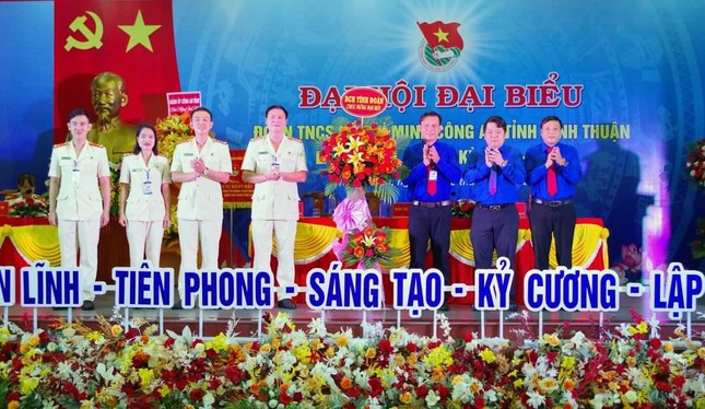Đại úy Nguyễn Duy Hưng tái đắc cử Bí thư Đoàn Công an tỉnh Ninh Thuận ảnh 2