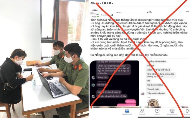 Bịa tin nhiều người nhiễm Covid-19 từ 2 khách Anh ở Đà Nẵng, phạt 10 triệu đồng ảnh 1