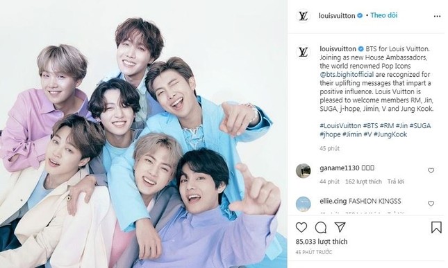 Cả 7 thành viên của BTS gây bất ngờ khi trở thành đại sứ thương hiệu của Louis Vuitton ảnh 1