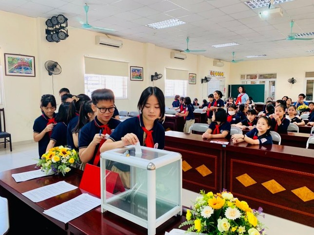 Hà Nội: Tween Tiểu học Cát Linh tổ chức Đại hội Liên đội vừa trang trọng vừa ý nghĩa ảnh 8