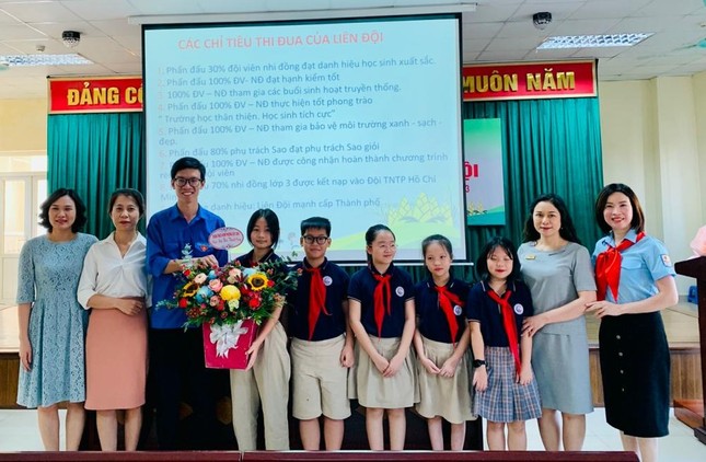 Hà Nội: Tween Tiểu học Cát Linh tổ chức Đại hội Liên đội vừa trang trọng vừa ý nghĩa ảnh 5