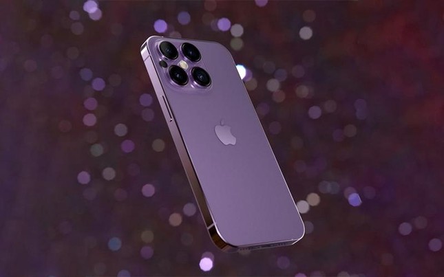 Ảnh render iPhone 14 series với thiết kế tròn trịa, hé lộ thêm phiên bản màu tím bắt mắt ảnh 3