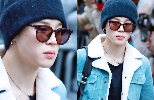 Hiếm ai có khuôn mặt như Jimin (BTS), chấp tất cả các kiểu hình dáng mắt kính ảnh 4