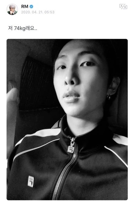 Nghe quen quen: RM (BTS) than thở vì tăng 7 kg, nhưng vẫn phải đi ăn mì để có sức giảm cân ảnh 1
