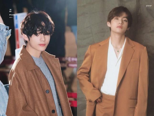 Mặc gam màu nào cũng đẹp, nhan sắc của V (BTS) đúng là “cực phẩm nhân gian“ ảnh 8