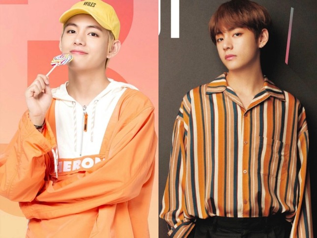 Mặc gam màu nào cũng đẹp, nhan sắc của V (BTS) đúng là “cực phẩm nhân gian“ ảnh 2