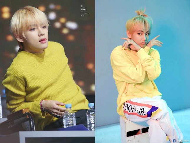 Mặc gam màu nào cũng đẹp, nhan sắc của V (BTS) đúng là “cực phẩm nhân gian“ ảnh 3