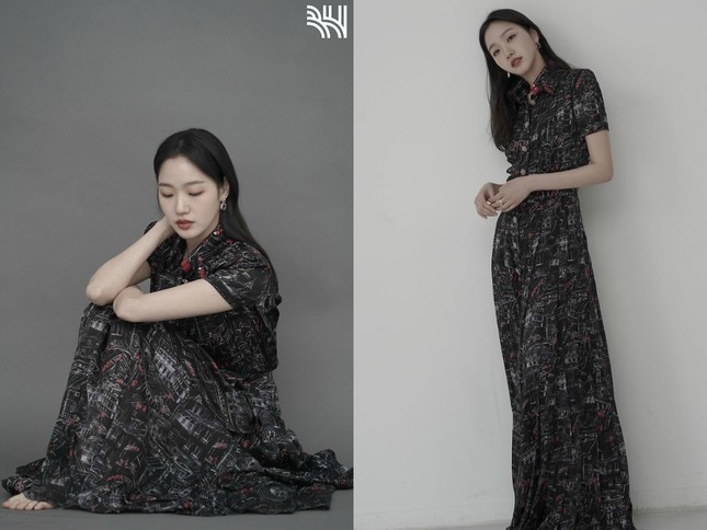 Nữ chính “Quân Vương Bất Diệt” Kim Go Eun sang chảnh trong hậu trường chụp poster phim ảnh 4
