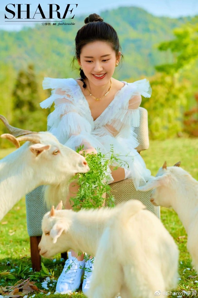 Triệu Lộ Tư - “Cô gái vàng trong làng xuyên không” khoe nhan sắc xinh như đóa hoa mùa Hè ảnh 3