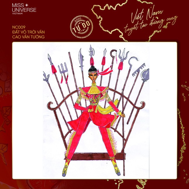 COVID-19, “đi đường quyền” xuất hiện trong trang phục dân tộc của Miss Universe 2020 ảnh 9