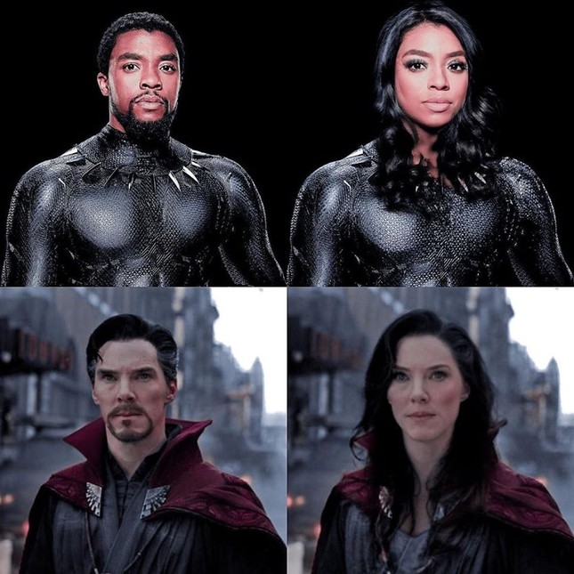 “Cười té ghế” với loạt hình đổi giới tính cho dàn anh hùng Avengers, Loki xinh nhất nhà! ảnh 7