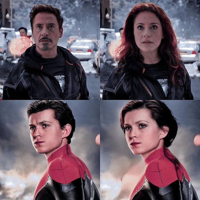 “Cười té ghế” với loạt hình đổi giới tính cho dàn anh hùng Avengers, Loki xinh nhất nhà! ảnh 9