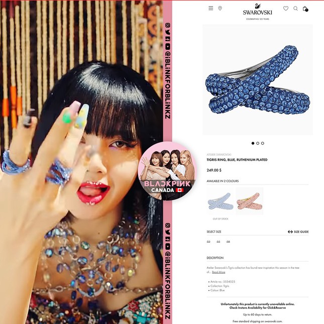 QUÁ SỐC: Chiếc vòng cổ gần 2 tỉ và nhiều món đồ xa xỉ trong How You Like That đã sold-out ảnh 6