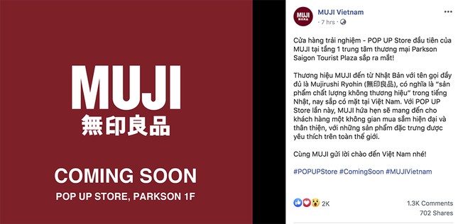 Các shopaholic hãy chuẩn bị hầu bao, thương hiệu MUJI sắp có cửa hàng tại Việt Nam ảnh 1