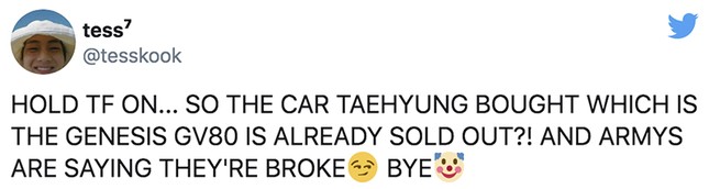 Thực hư chuyện mẫu ô tô trị giá tiền tỉ sau khi được V (BTS) mua chỉ 1 ngày đã “sold out“ ảnh 4
