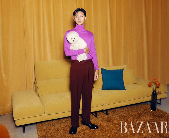 Ngắm loạt trang phục với màu sắc gây sốc của Park Seo Joon trên Harper's Bazaar Hàn ảnh 1