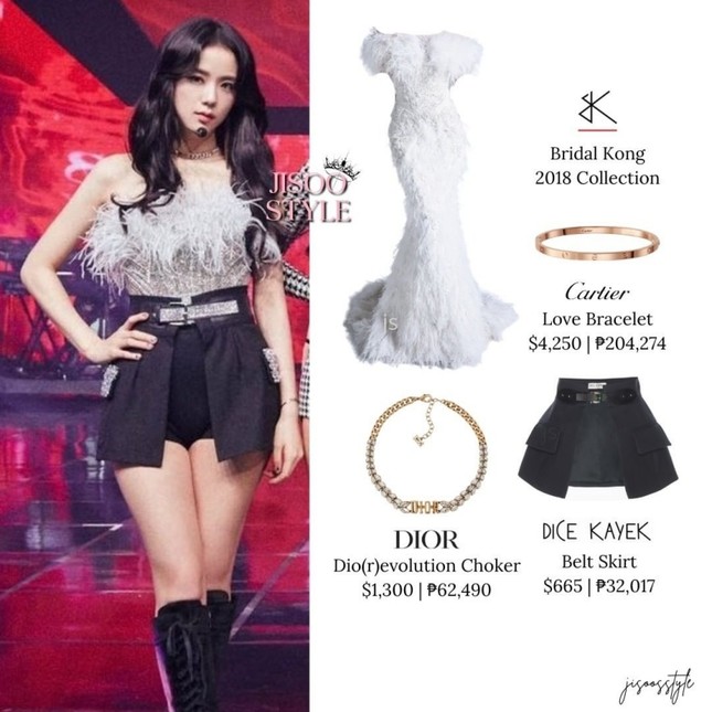 Stylist BLACKPINK gây sốc nặng vì cắt một chiếc váy cưới tuyệt đẹp thành áo quây cho Jisoo ảnh 1