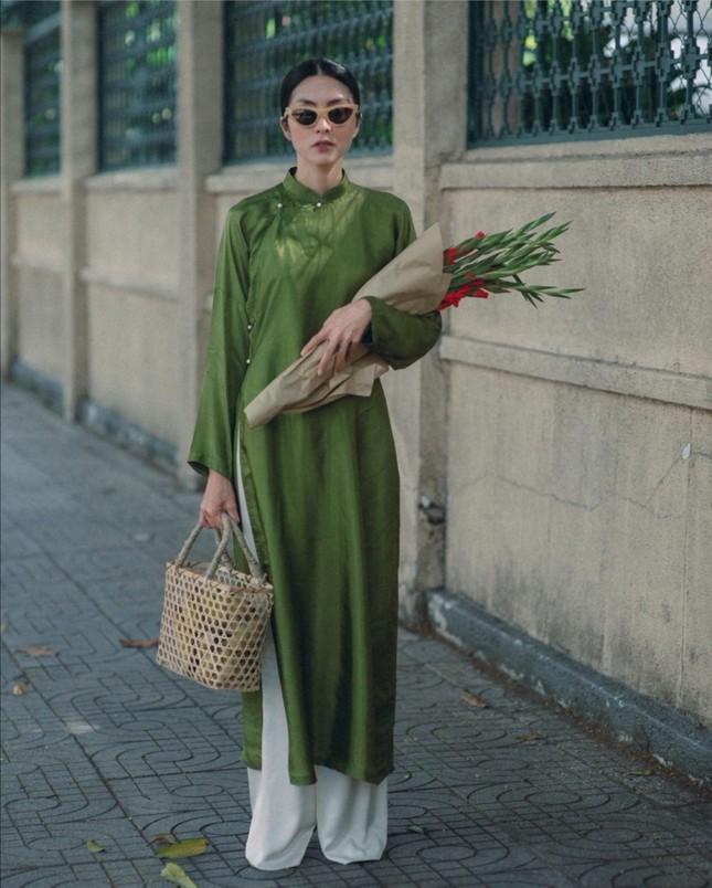 Dàn mỹ nhân Việt gợi ý cách diện áo dài Tết cực xinh để có những bức ảnh nghìn like ảnh 4