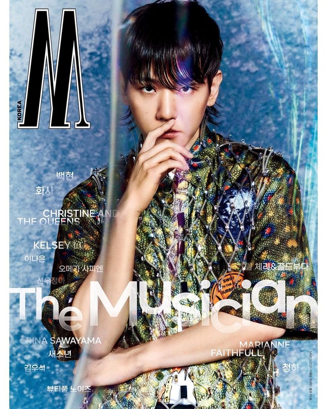 Tạp chí W Hàn tung bìa số tháng 3, Baekhyun (EXO) thì rõ rồi nhưng idol nữ mới thực sự là ẩn số ảnh 2
