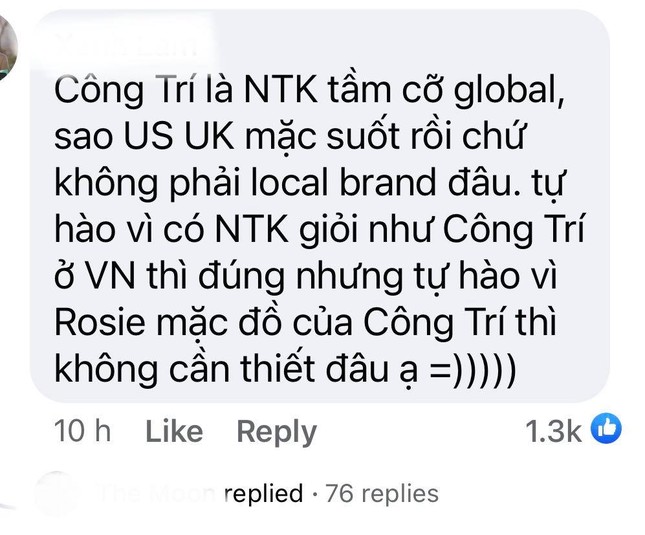 Tranh cãi về việc có nên tự hào khi Rosé BLACKPINK mặc đồ của NTK Công Trí ảnh 4