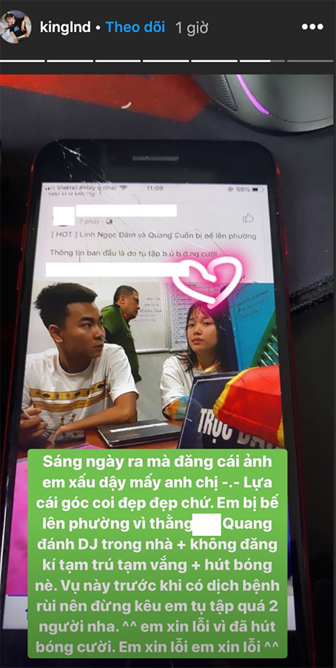 Hot-streamer Linh Ngọc Đàm chính thức lên tiếng về hình ảnh bị công an tạm giữ ảnh 2