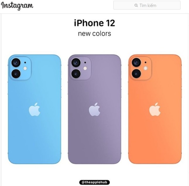 Rò rỉ loạt màu sắc ấn tượng của iPhone 12, vẫn trẻ trung và không kém phần sang chảnh ảnh 1