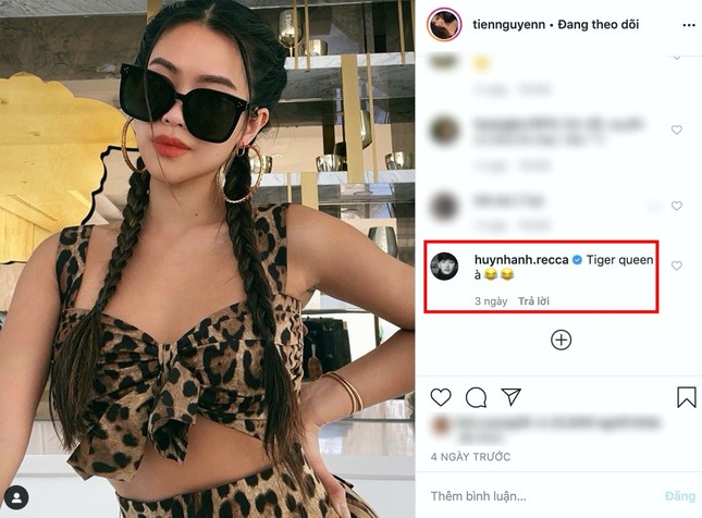 Huỳnh Anh comment “dạo” vào ảnh của Tiên Nguyễn, phản ứng nàng “rich-kid” gây bất ngờ ảnh 1