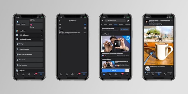 Facebook sắp cho “ra lò” giao diện đen huyền bí, người dùng Apple được trải nghiệm trước ảnh 2