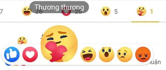 Biểu tượng cảm xúc mới của Facebook đã “cập bến” Việt Nam với tên gọi: “Thương thương“ ảnh 1