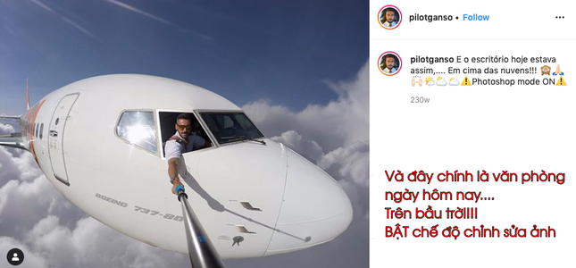 Anh phi công “selfie” trên bầu trời lên tiếng về bức ảnh gây tranh cãi ảnh 6