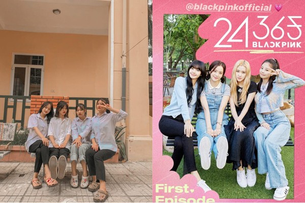 Nhóm nữ sinh gây “sốt” vì chụp ảnh tạo dáng giống hệt 4 cô nàng BLACKPINK ảnh 3