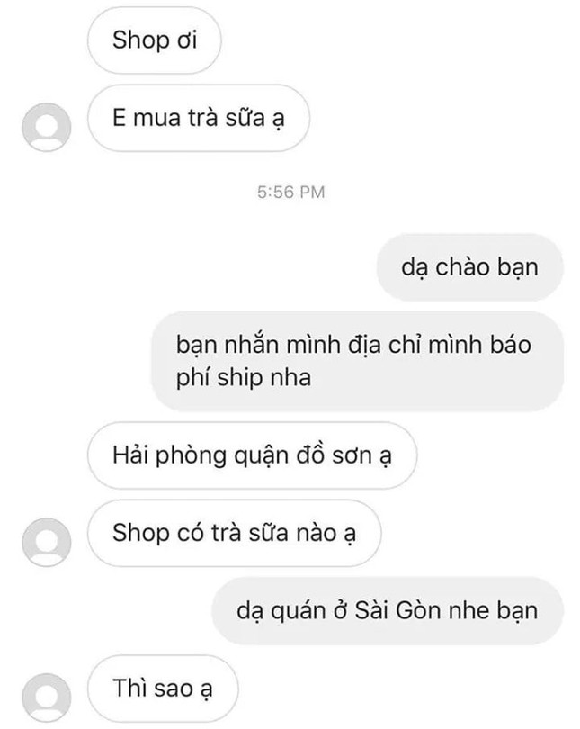 Cửa hàng bán trà sữa ở tận TP.HCM, khách tại Hải Phòng vẫn vào... đặt hàng? ảnh 1