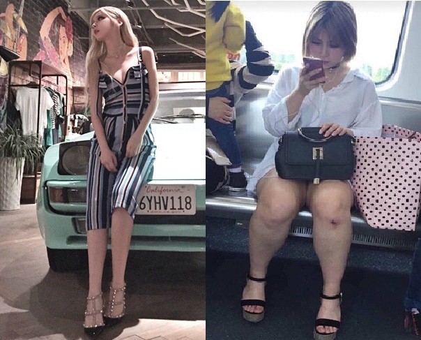 Dân mạng tố hotgirl Trung Quốc “lừa đảo” khi lộ ảnh bị chụp lén trên đường phố ảnh 2