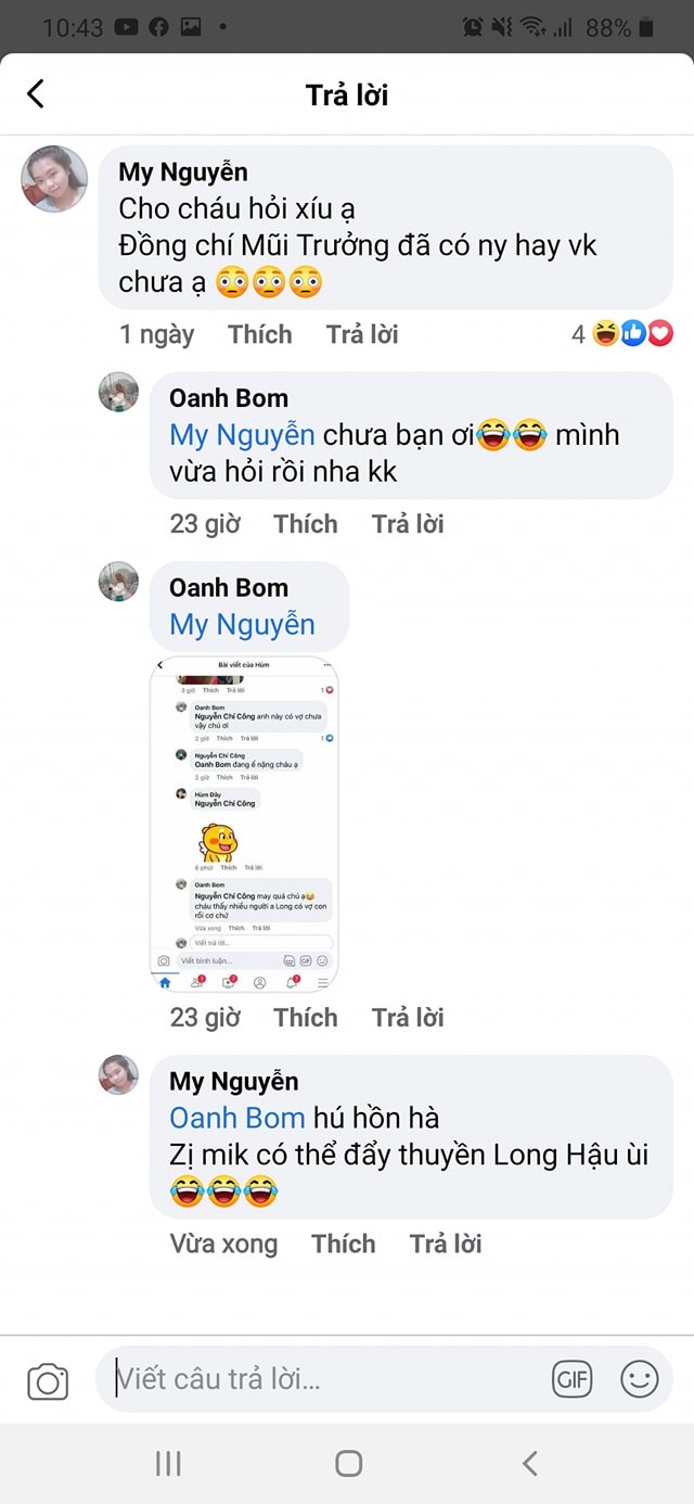 Hậu Hoàng phản ứng ra sao khi thấy fan “đẩy thuyền cực mạnh” với đồng chí Mũi trưởng Long? ảnh 5