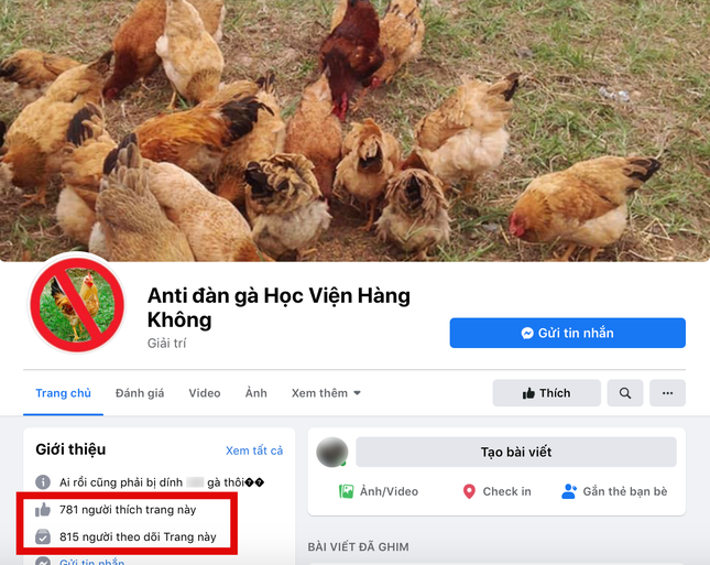 Chuyện thật như đùa: Đến đàn gà, con chó cũng bị lập trang anti trên mạng xã hội ảnh 2