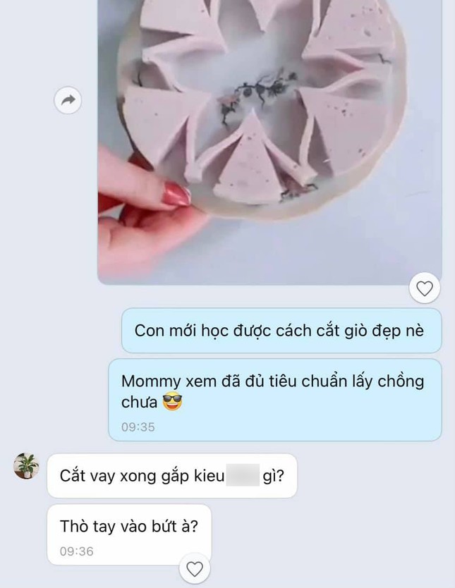 Cô gái hí hửng khoe mẹ cách cắt giò đẹp như hoa 5 cánh, ai ngờ mẹ trả lời cực “phũ“ ảnh 3