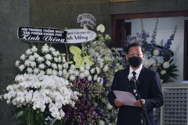 Hình ảnh lễ truy điệu Phó Chủ tịch Thường trực UBND TPHCM Lê Hòa Bình ảnh 5