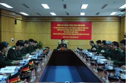 Trung tướng Phan Văn Giang làm việc với Trung tâm hành động bom mìn quốc gia ảnh 2