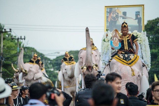 Đi xe lăn 360km đến Bangkok để dự tang lễ cố Quốc vương Thái Lan ảnh 3