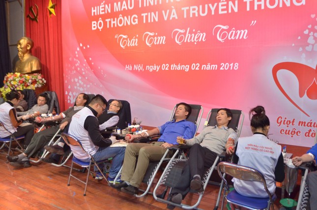 Cán bộ Bộ Thông tin & Truyền thông hiến máu cứu người ảnh 11