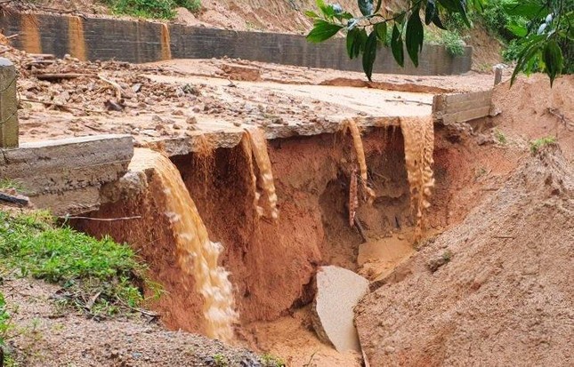 Bình Định thông tin thiệt hại do mưa lớn ảnh 2