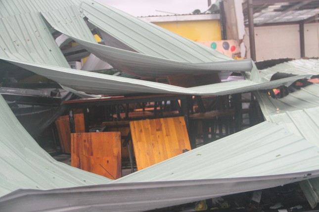 Sau bão số 5, cây cối đổ ngổn ngang, bãi biển Quy Nhơn ngập ngụa rác ảnh 8